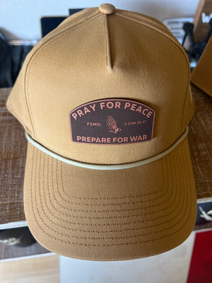 Coyote Brown Pray for Peace Patch Hat