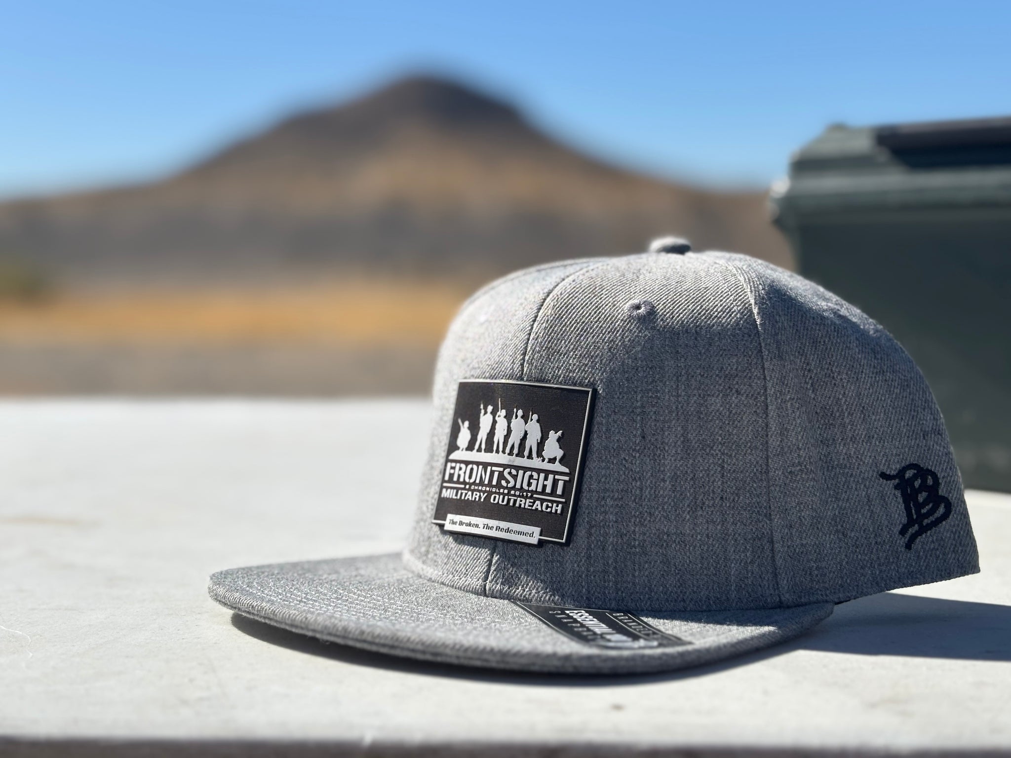 Gunmetal Gray The Broken. The Redeemed. Patch Hat